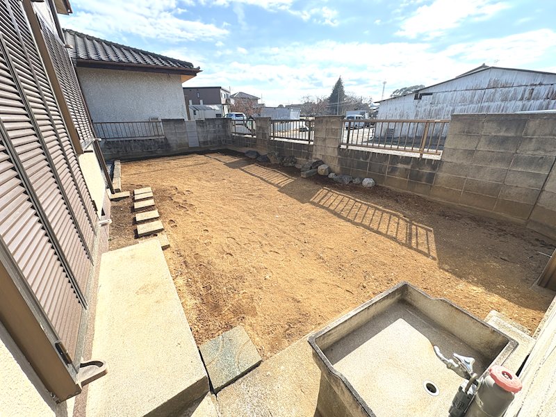 中古戸建　笠間市下郷 現地写真（庭）