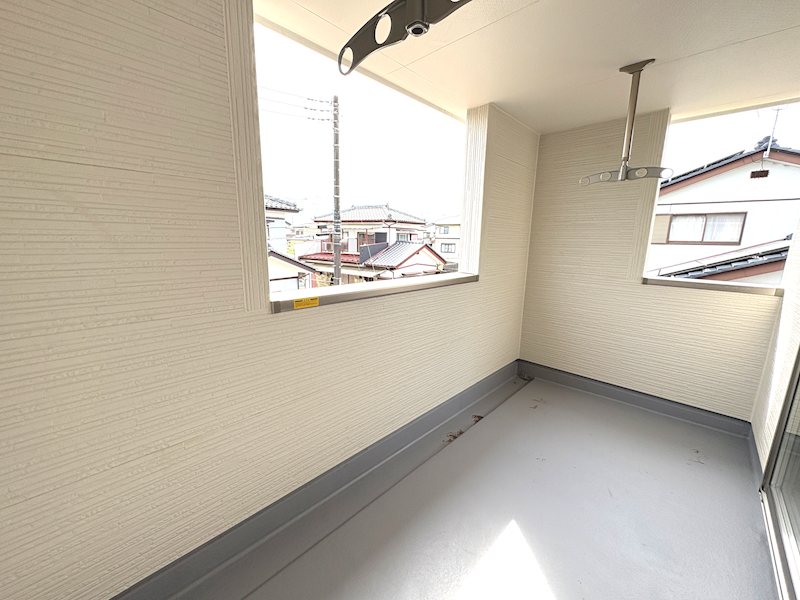 【限定1棟】第１石岡市旭台◆長期優良住宅◆ 現地写真（バルコニー）
