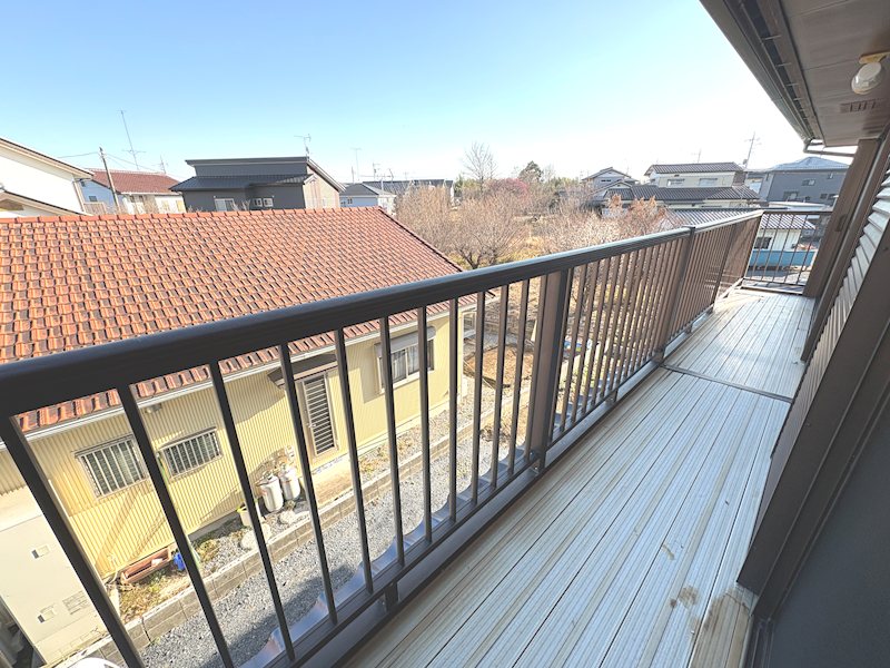 【中古戸建】笠間市東平1期 現地写真（バルコニー）