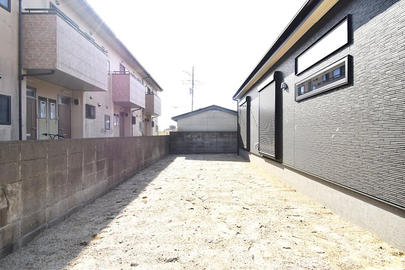 【平屋】　石岡市府中2期　1号棟  現地写真（バルコニー）