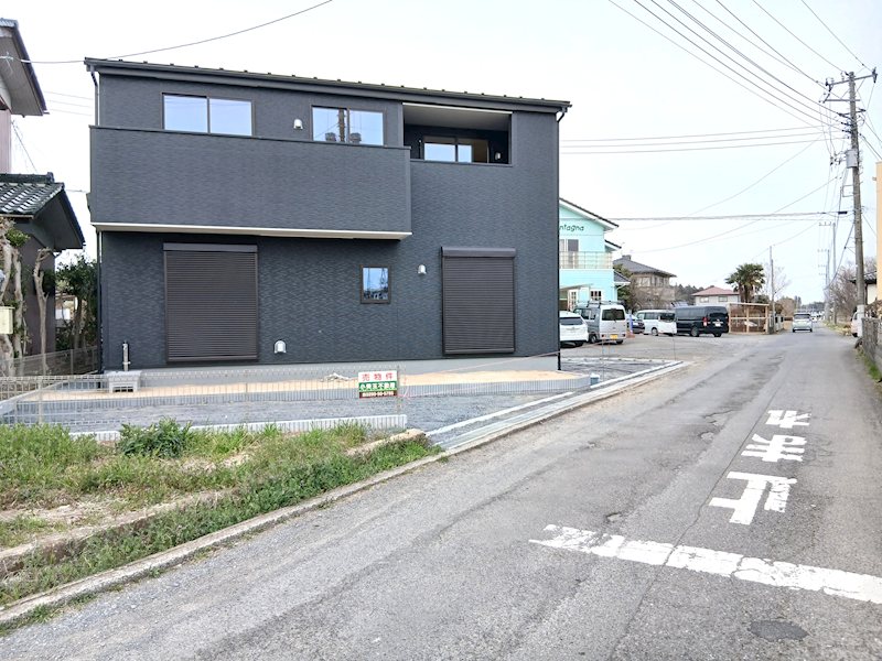 【限定1棟】　小美玉市江戸1期  現地写真（前面道路含む現地写真）