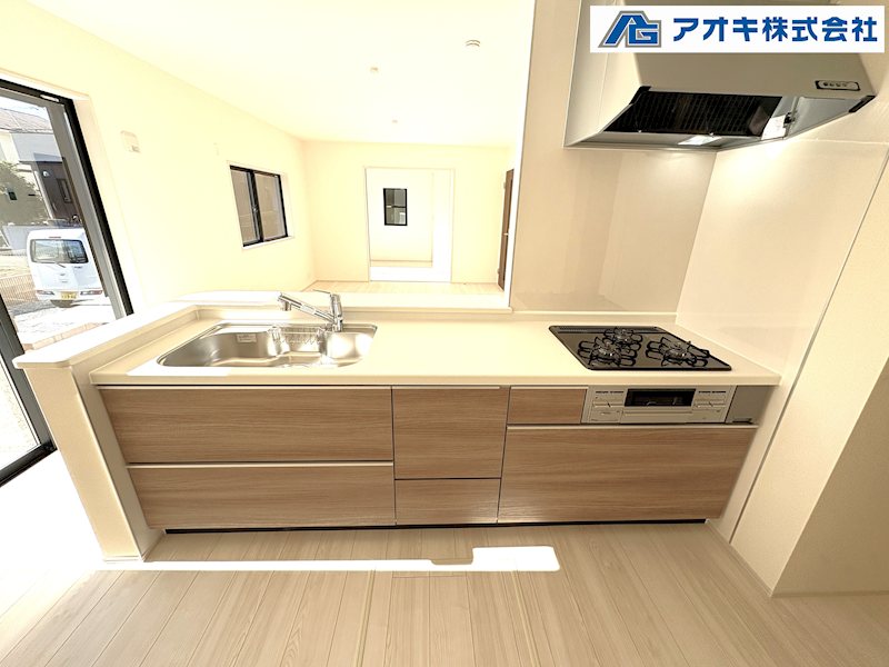 【全8棟】　かすみがうら市下稲吉2期 　2号棟 同仕様写真（キッチン）