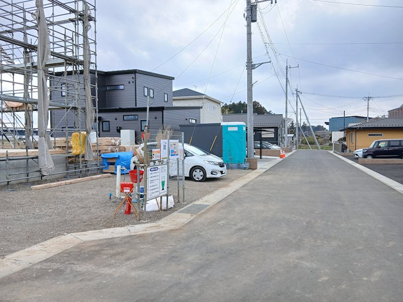 小美玉市羽鳥第12　2号棟 現地写真（前面道路含む現地写真）