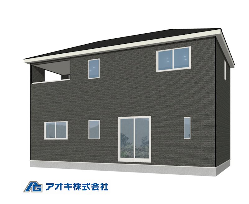 【限定1棟】 小美玉市羽刈第4  完成予想図（外観）