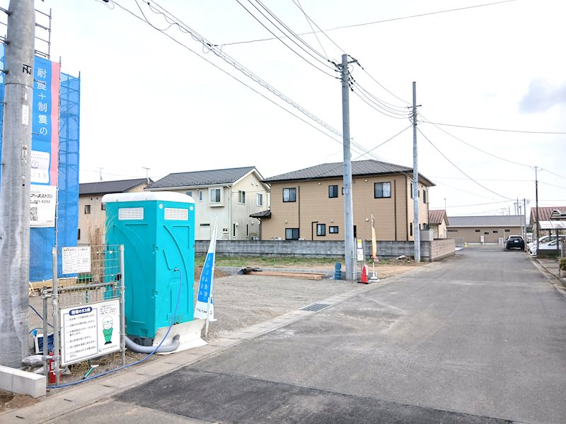 【限定1棟】 小美玉市羽刈第4  現地写真（前面道路含む現地写真）
