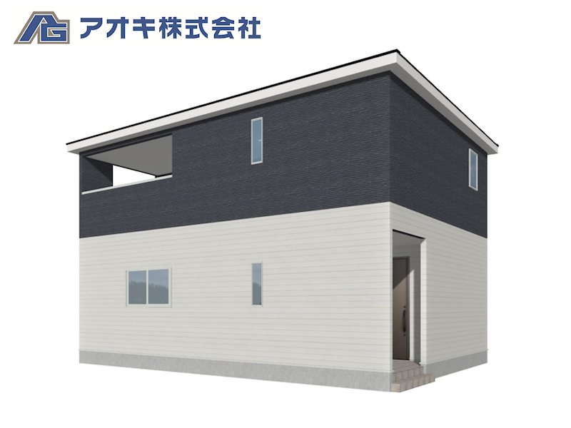 石岡市東光台第4　1号棟 完成予想図（外観）