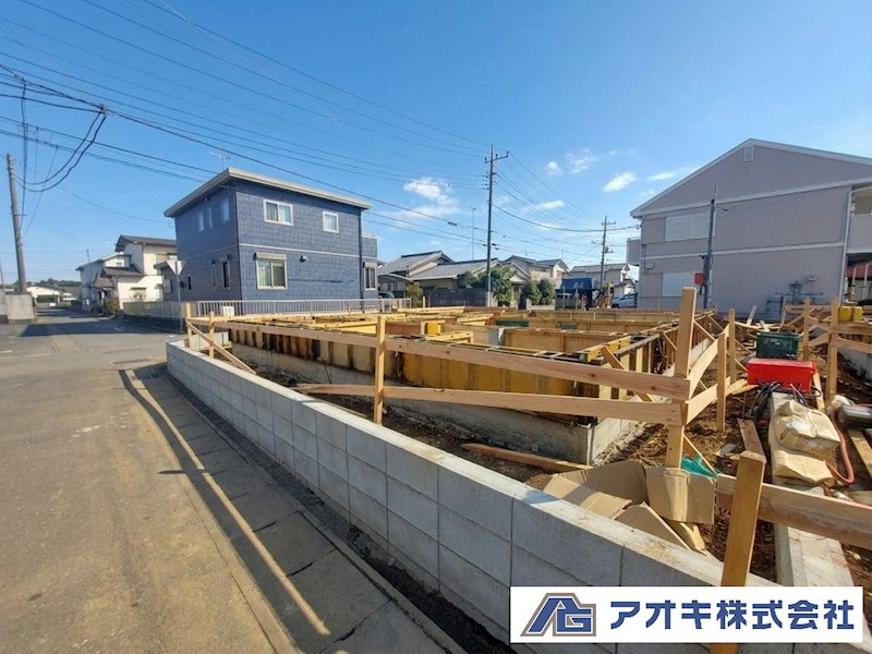 石岡市東光台第4　2号棟 現地写真（前面道路含む現地写真）