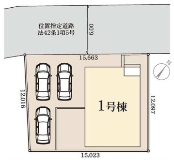 【限定１棟】　石岡市石岡３期　 区画図