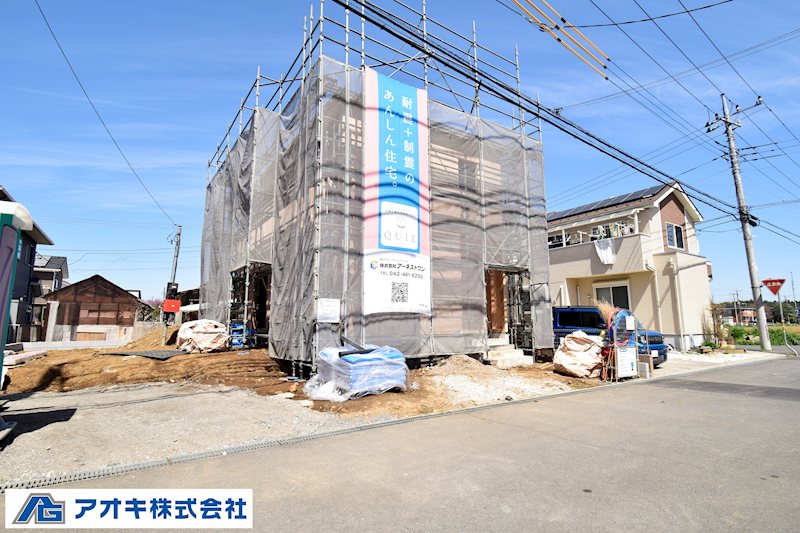 【限定１棟】　小美玉市納場第4 間取図・土地図