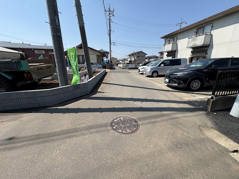 【全2棟】　笠間市鯉淵第9　1号棟 現地写真（前面道路含む現地写真）