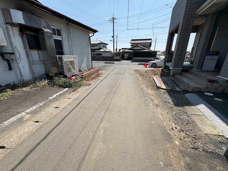【全2棟】　笠間市鯉淵第9　2号棟 現地写真（前面道路含む現地写真）