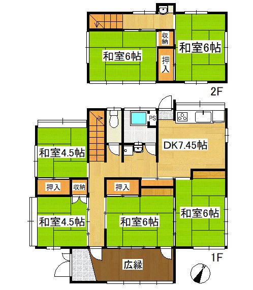 茨城県石岡市府中３丁目1785-4 間取図・土地図