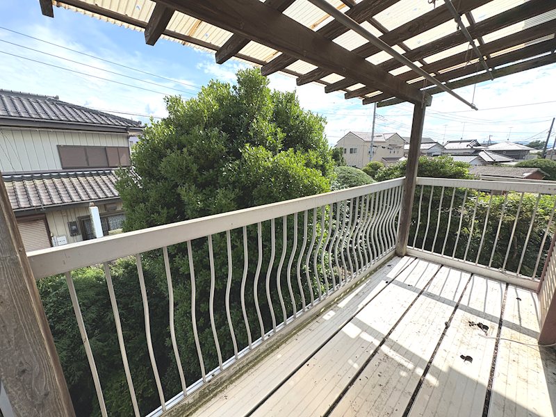 石岡市石岡中古住宅 現地写真（バルコニー）