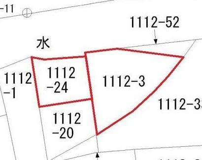 住宅用地　（牛津町柿樋瀬） 間取図・土地図