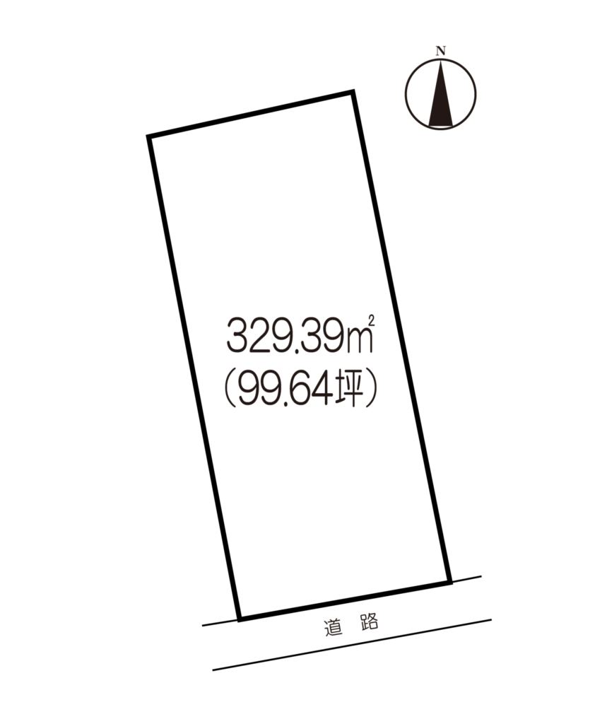 住宅用地（多久市多久町） 間取図・土地図
