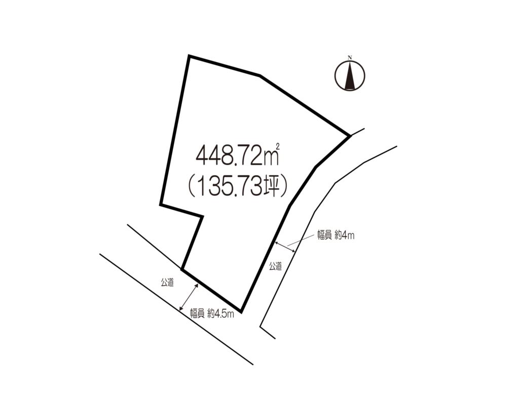 住宅用地　(北多久町小侍) 間取図・土地図