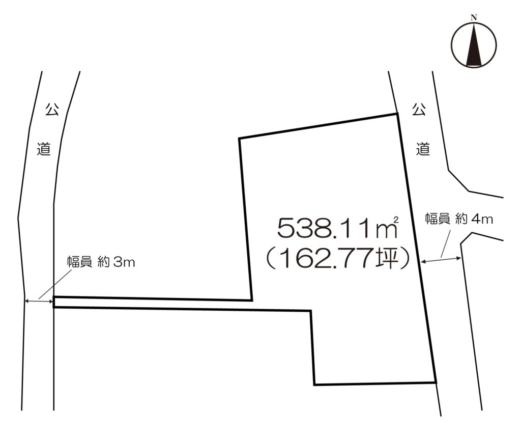 住宅用地　(みやき町西島) 間取図・土地図