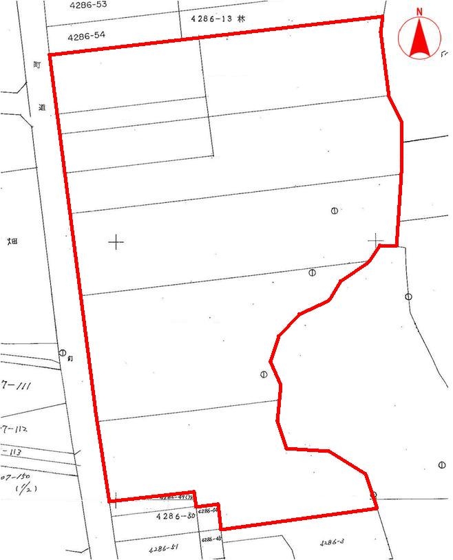 事業用地　(みやき町白壁) 間取図・土地図