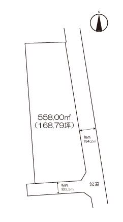 住宅用地　(みやき町西島) 間取図・土地図