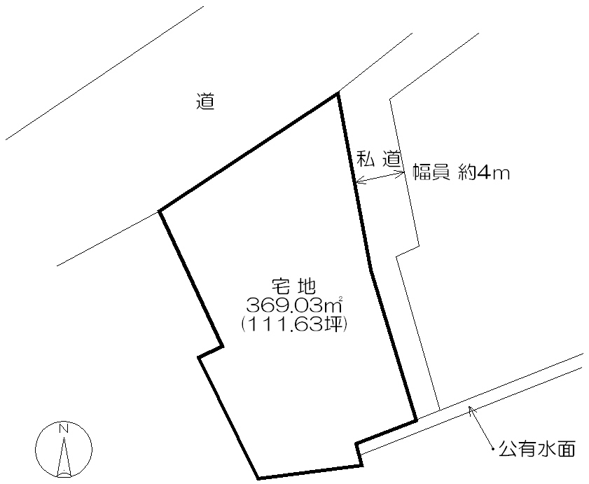 住宅用地　(久留米市城島) 間取図・土地図
