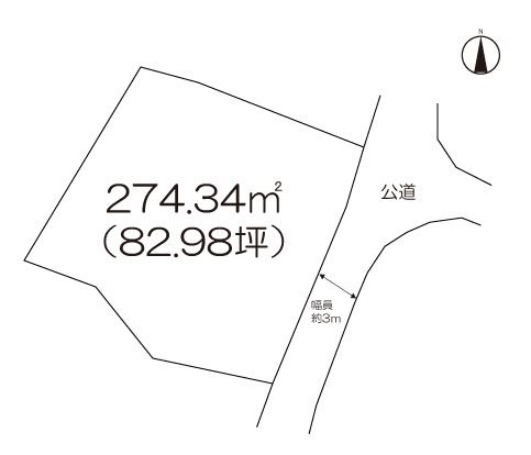 住宅用地　(みやき町東尾） 間取図・土地図