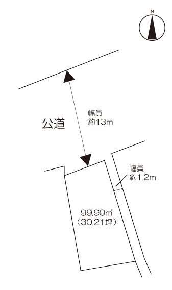 住宅用地　(吉野ヶ里町吉田） 間取図・土地図