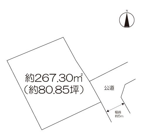 住宅用地　(上峰町坊所） 間取図・土地図
