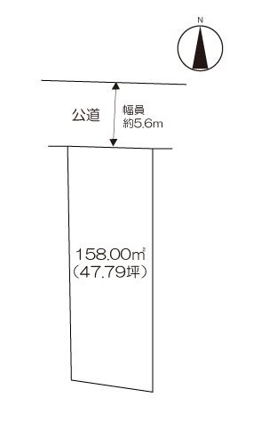 住宅用地　(大町町福母） 間取図・土地図