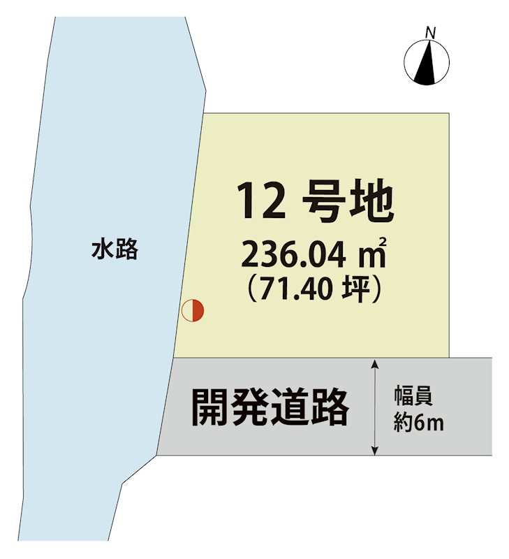 マイホームタウン牛津町乙柳　12号地   間取図・土地図