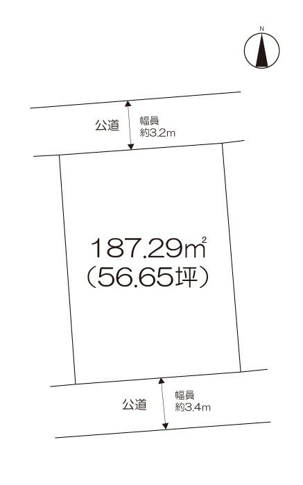 住宅用地　(小城市小城町） 間取図・土地図