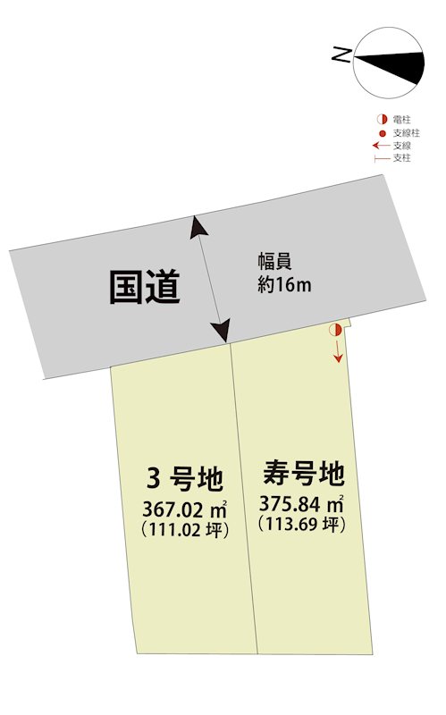 マイホームタウン大和町久池井（川上峡）寿号地 間取図・土地図