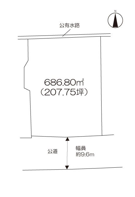 住宅用地　(上峰町堤） 間取図・土地図