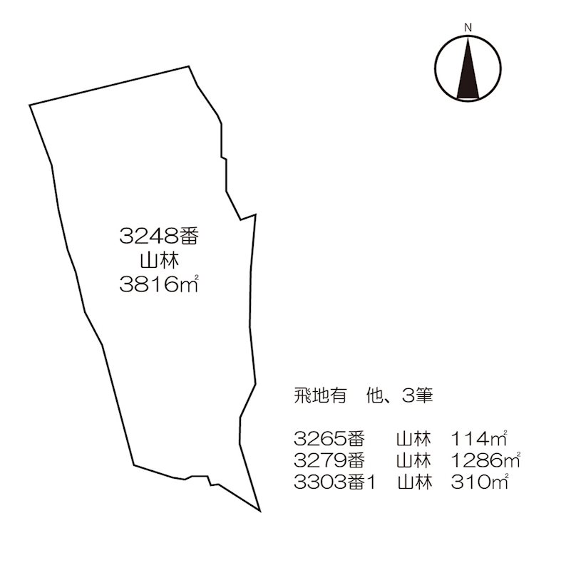 事業用地（北方町大崎） 間取図・土地図