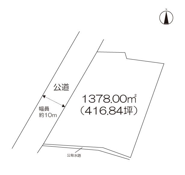 事業用地（川副町早津江） 間取図・土地図