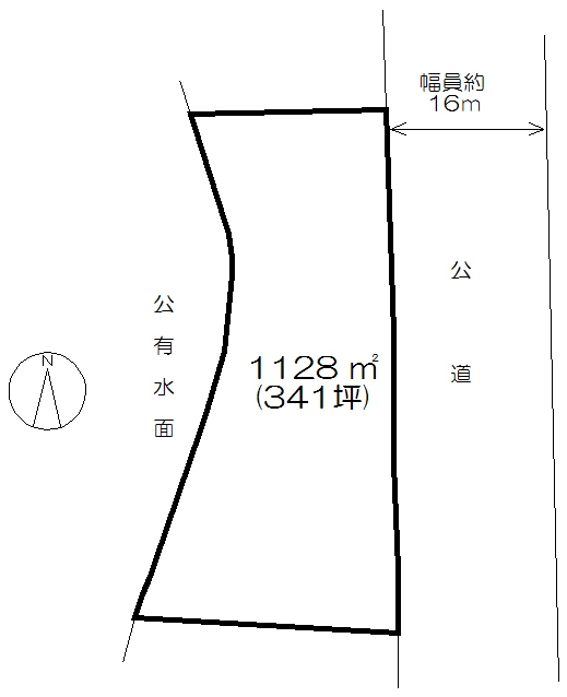 事業用地　(北多久町小侍)  間取図・土地図