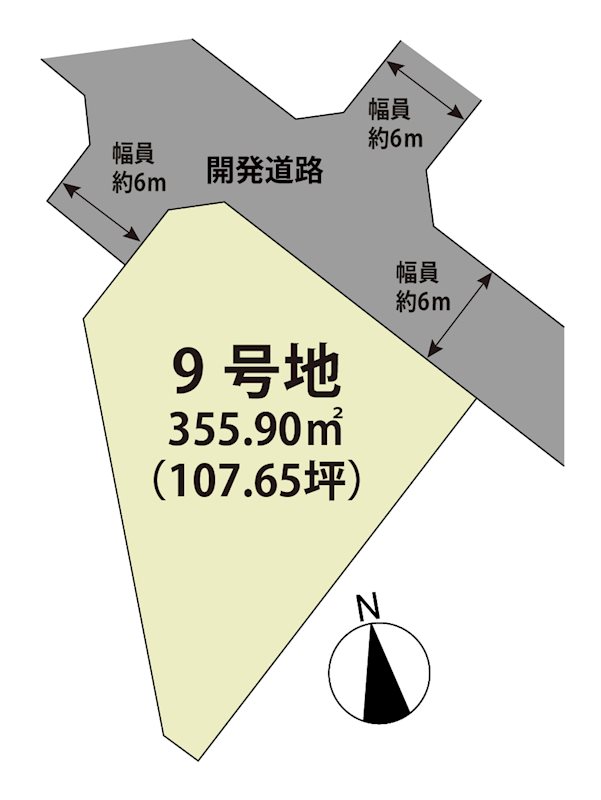 マイホームタウン北多久町小侍Ⅱ　9号地    間取図・土地図