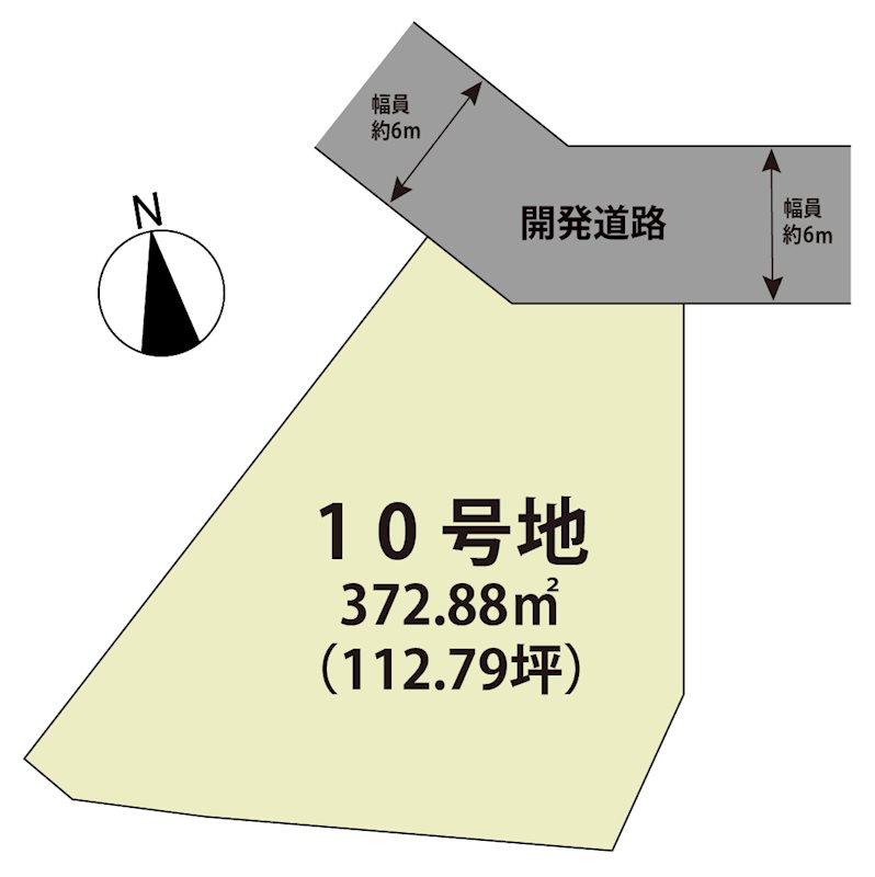 マイホームタウン北多久町小侍Ⅱ　10号地    間取図・土地図