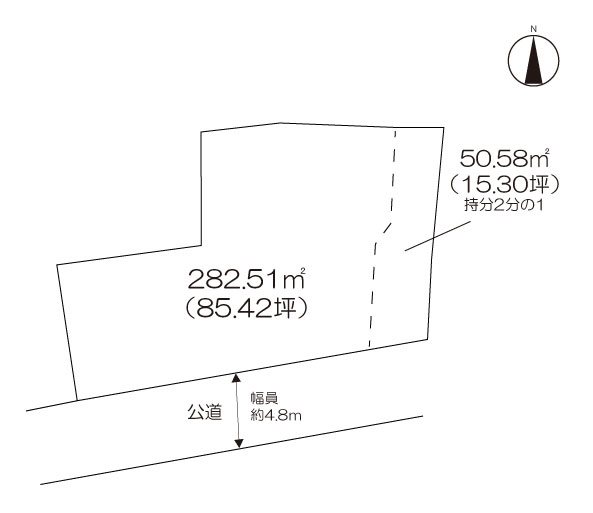 住宅用地　(小城市三日月町） 間取図・土地図