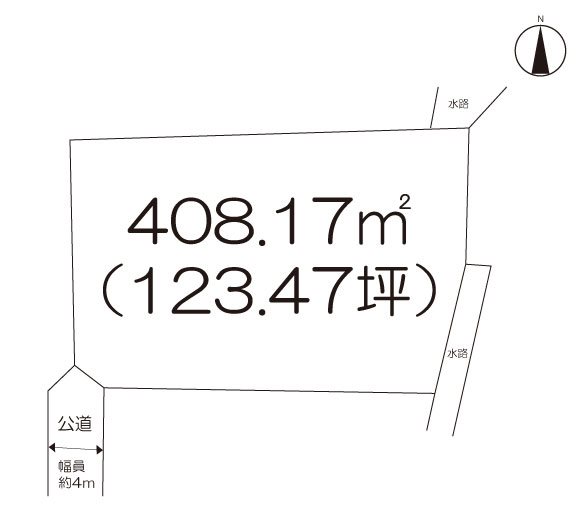 住宅用地　(鬼丸町） 間取図・土地図