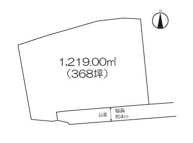 事業用地　(神埼市神埼町） 間取図・土地図