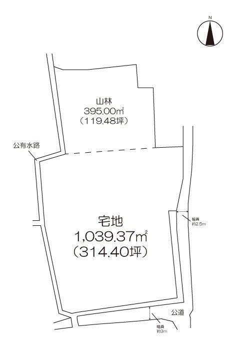 住宅用地　(神埼市神埼町） 間取図・土地図