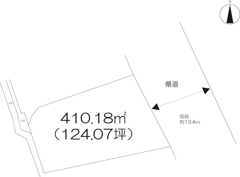 住宅用地　(上峰町堤） 間取図・土地図