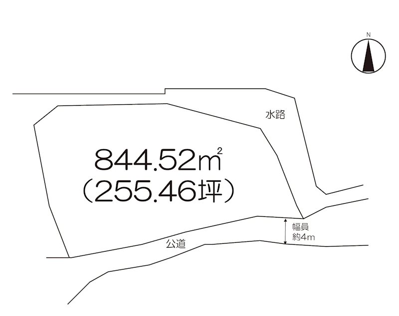 住宅用地　(上峰町前牟田） 間取図・土地図