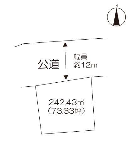 住宅用地　(久保田町久富） 間取図・土地図