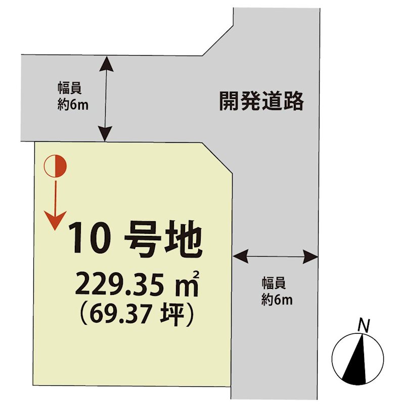 マイホームタウンみやき町原古賀　10号地   間取図・土地図