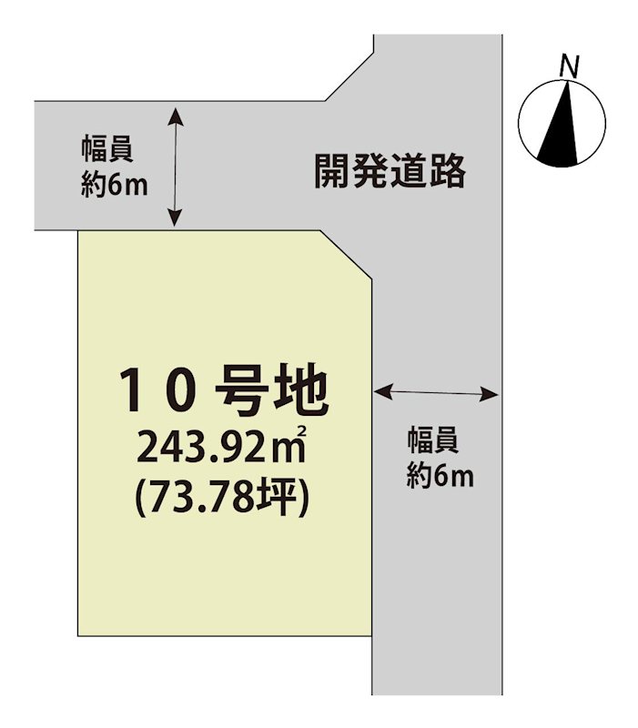 マイホームタウン牛津町乙柳Ⅱ　10号地 間取図・土地図