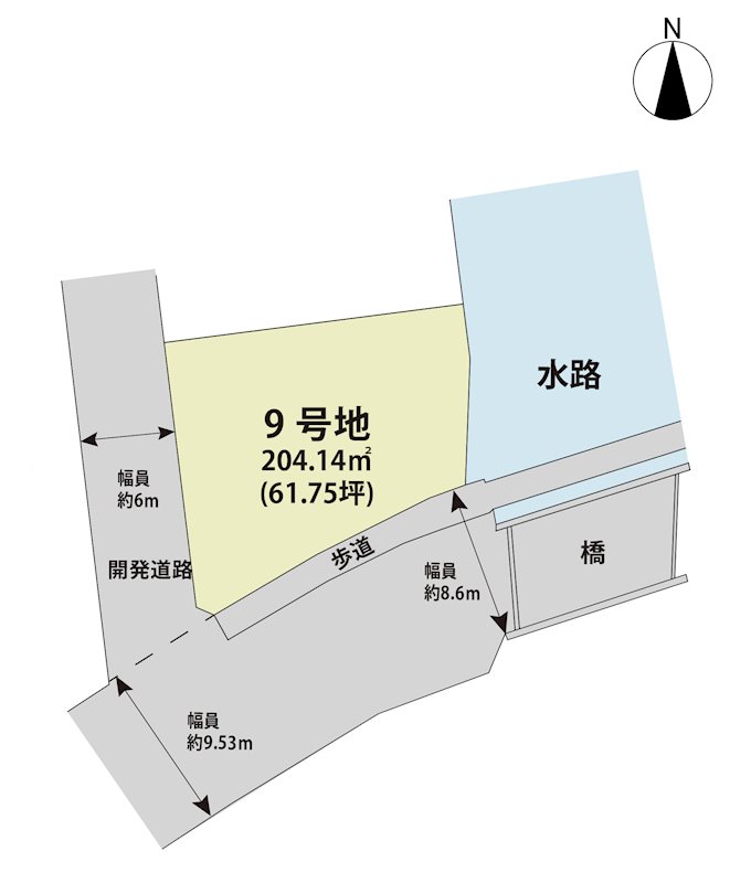 マイホームタウン久保田町徳万　9号地  現地写真