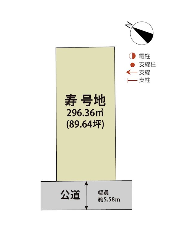 マイホームタウン武雄市朝日町　寿号地  間取図・土地図