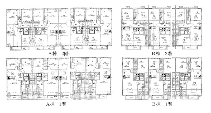 一棟アパート（牛津町上砥川）シャルムドミール 間取図・土地図