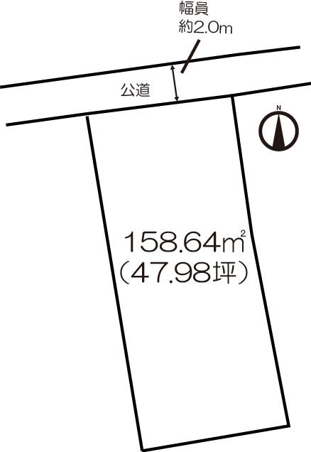 住宅用地　(神埼町永歌) 間取図・土地図